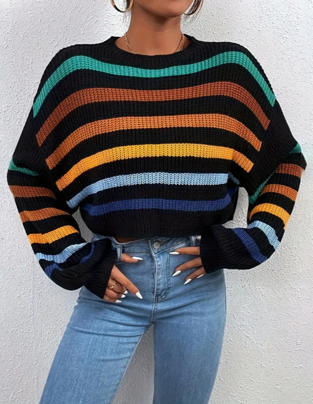 Dame Strikkegenser Oversized Stil