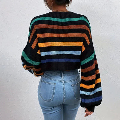 Dame Strikkegenser Oversized Stil